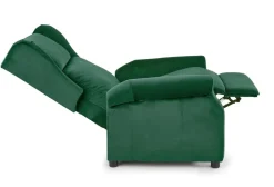 Fotel rozkładany recliner Nagu zielony ciemny