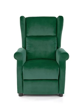 Fotel rozkładany recliner Nagu zielony ciemny
