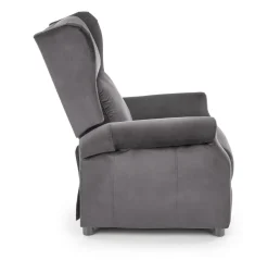 Fotel rozkładany recliner Nagu szary