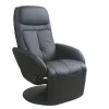 Fotel rozkładany recliner Gotebord czarny