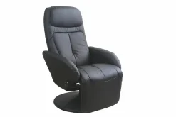Fotel rozkładany recliner Gotebord czarny