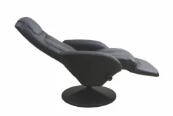 Fotel rozkładany recliner Gotebord czarny