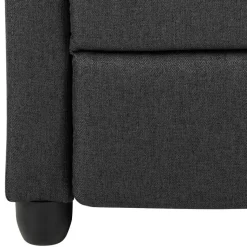 Fotel rozkładany recliner Siom antracyt