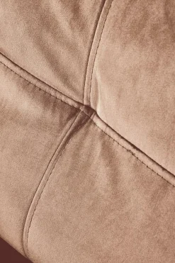 Fotel rozkładany recliner Dativo welwet beżowy