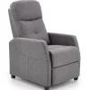 Fotel rozkładany recliner Dativo szary