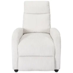 Fotel rozkładany Recliner Dream biały     sztruks