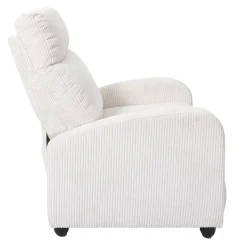 Fotel rozkładany Recliner Dream biały     sztruks
