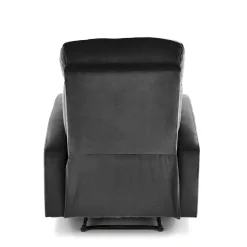 Fotel rozkładany Veral welwet czarny