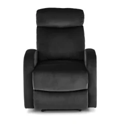 Fotel rozkładany Veral welwet czarny