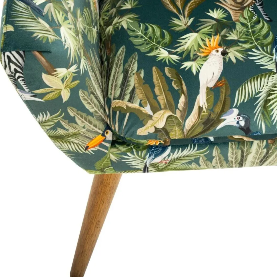Fotel Sango Jungle zielony