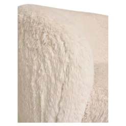 Fotel Setubal biały furry