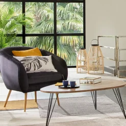 Fotel Solaro sztruks szary