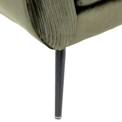 Fotel Solaro sztruks zielony