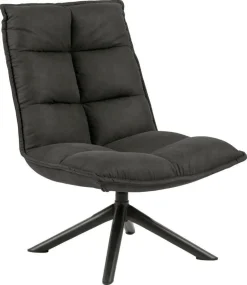 Fotel Storm antracytowy tapicerowany