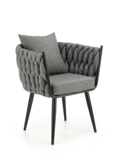 Fotel Tresse szary