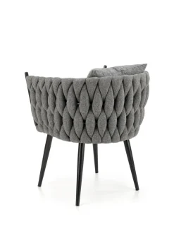 Fotel Tresse szary