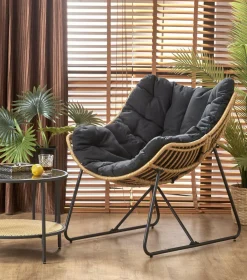 Fotel Vasari rattan na płozach