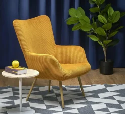 Fotel wypoczynkowy Adagio musztardowy