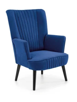 Fotel wypoczynkowy Darli granatowy