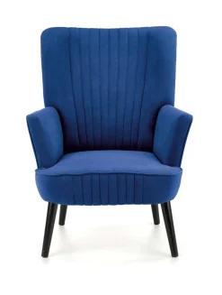 Fotel wypoczynkowy Darli granatowy