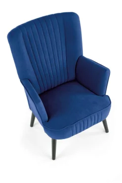 Fotel wypoczynkowy Darli granatowy