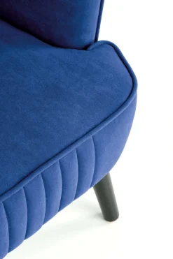 Fotel wypoczynkowy Darli granatowy