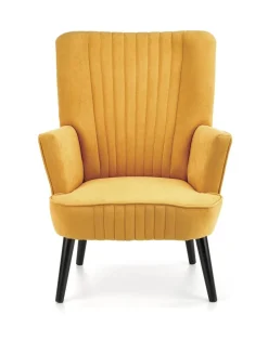 Fotel wypoczynkowy Darli żółty