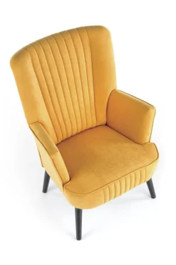 Fotel wypoczynkowy Darli żółty