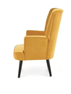 Fotel wypoczynkowy Darli żółty