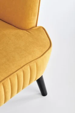 Fotel wypoczynkowy Darli żółty