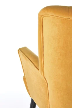 Fotel wypoczynkowy Darli żółty