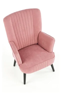 Fotel wypoczynkowy Darli różowy