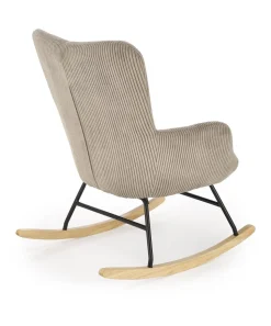 Fotel wypoczynkowy Donelia na biegunach   szary