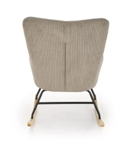 Fotel wypoczynkowy Donelia na biegunach   szary