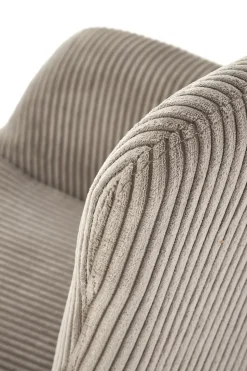 Fotel wypoczynkowy Donelia na biegunach   szary