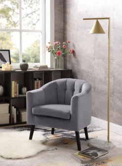 Fotel wypoczynkowy Farada szary