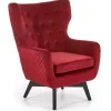 Fotel wypoczynkowy Farys bordowy