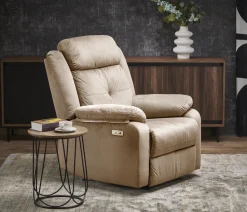 Fotel wypoczynkowy Fearne beżowy