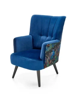 Fotel wypoczynkowy Gredos granatowy