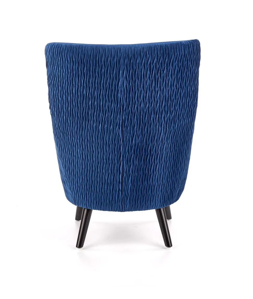 Fotel wypoczynkowy Idris granatowy