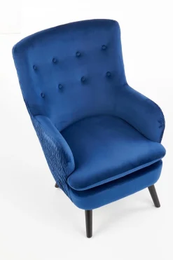 Fotel wypoczynkowy Idris granatowy