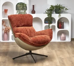 Fotel wypoczynkowy Margalida cynamonowy