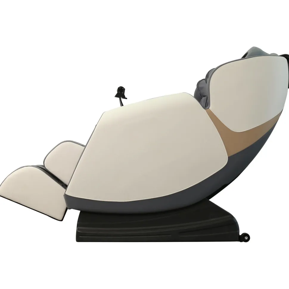 Fotel wypoczynkowy Taya z funkcją masażu i podgrzewania kremowy