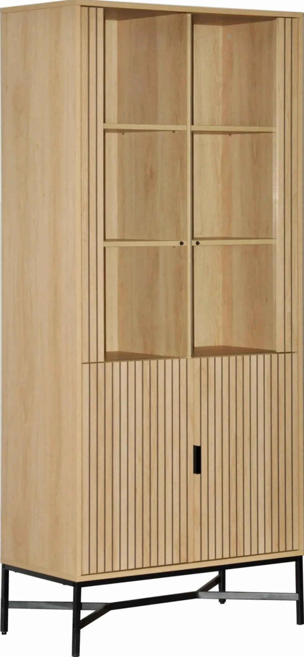 Gablota Jaipur dąb/czarna