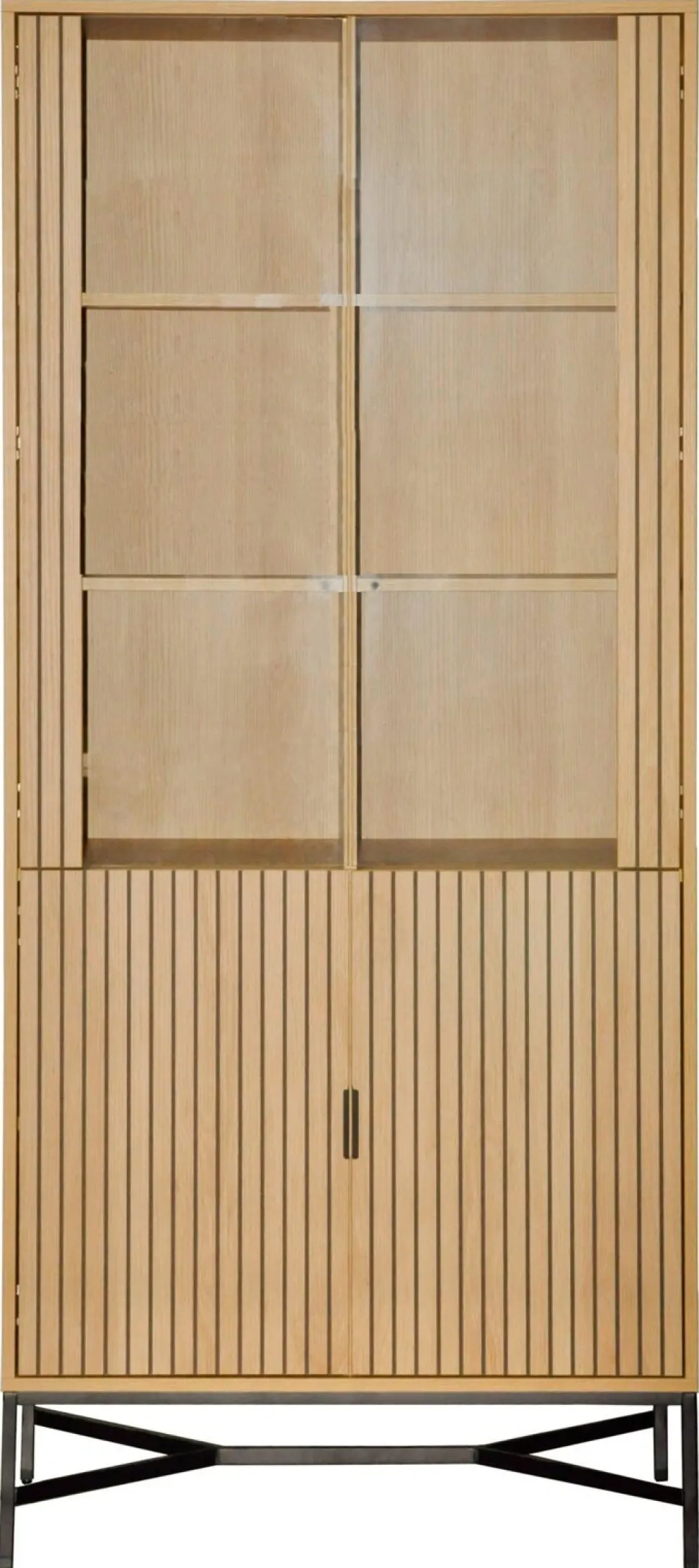 Gablota Jaipur dąb/czarna