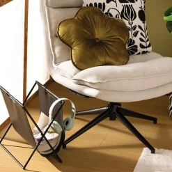 Gazetnik Twisted Lime PU czarny