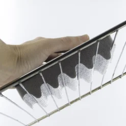 Gąbka do czyszczenia rusztu szara