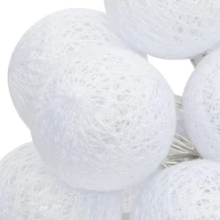 Girlanda Cottonbals białe