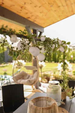 Girlanda Cottonbals białe