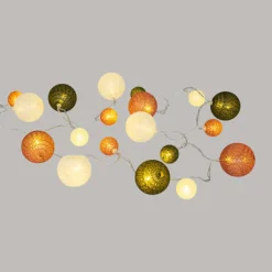 Girlanda Cottonbals kolorowe 20 lampek